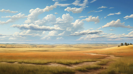 landscape prairie grasslands northの素材