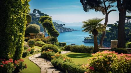 garden ligurian coastal gardensの素材