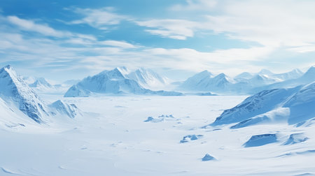 nature arctic mountain rangesの素材