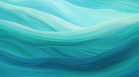 abstract green waves dynamicの素材