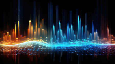 audio digital sound pulseの素材