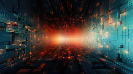 background digital anomaly abstractの素材