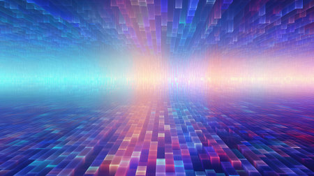 background pixelated hologram abstractの素材