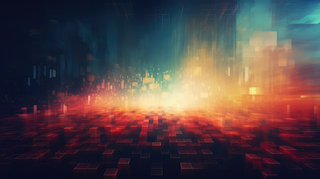 design digital anomaly abstractの素材