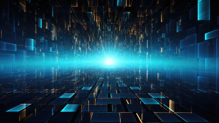 technology cyberflow matrix matrixの素材