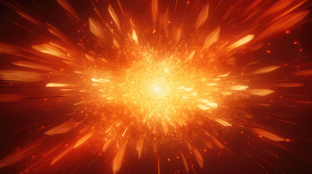 light fiery particle burstの素材