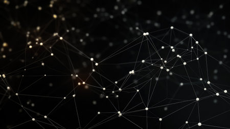 data wireframe network abstractの素材