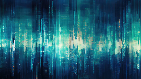 background glitch data overloadの素材