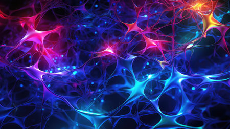 network vibrant neural connectionsの素材