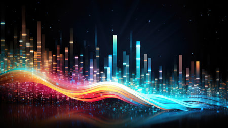 technology digital data cascadeの素材