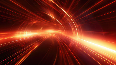 energy glowing warp tunnelの素材