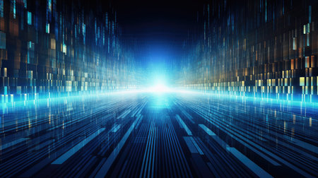 network cyber data torrentの素材