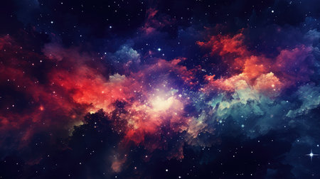 galaxy glitch error nebulaの素材