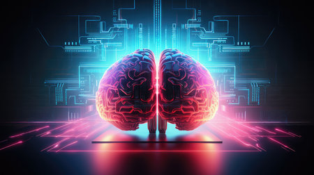 technology human brain electronicの素材