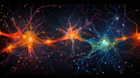 background brain synapse scanの素材