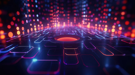design dots randomly movingの素材