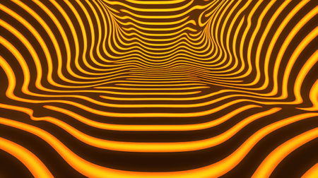 background wavy optical illusionの素材