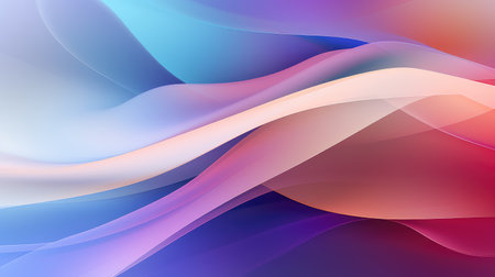background gradient iridescent shapeの素材