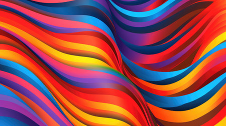 background wavy optical illusionの素材