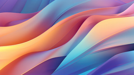 background gradient iridescent shapeの素材