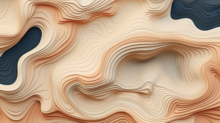 abstract terrain map contoursの素材