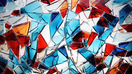 crash scattered glass shattersの素材