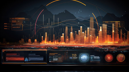 app route dashboard futuristicの素材