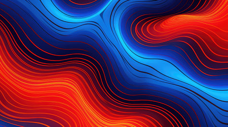 abstract wavy optical illusionの素材