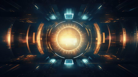 futuristic digital artificial artの素材