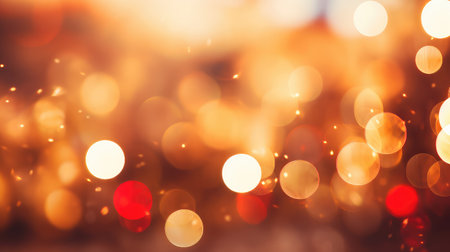 xmas christmas bokeh lightsの素材