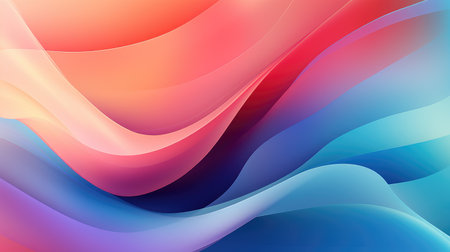 abstract gradient iridescent shapeの素材