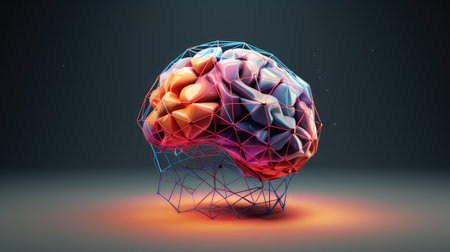 idea brain low polyの素材