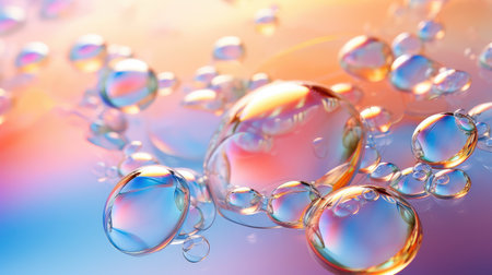 background oil bubbles shinyの素材
