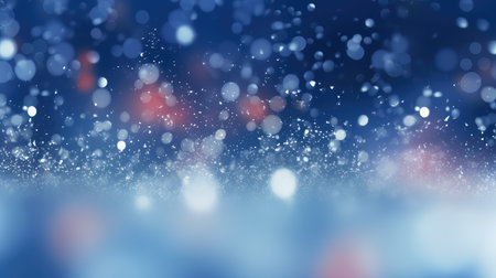 abstract christmas bokeh lightsの素材