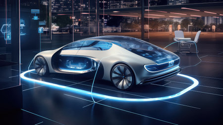 vehicle wireless car chargingの素材