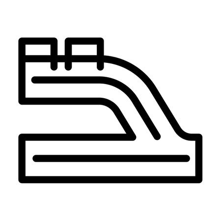 pit lane vehicle speed auto line icon vector illustrationのイラスト素材