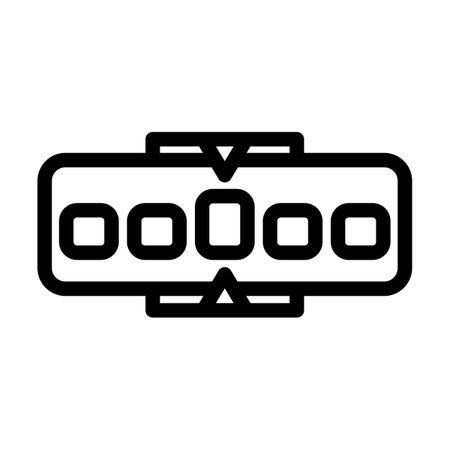 metrics risk line icon vector illustrationのイラスト素材