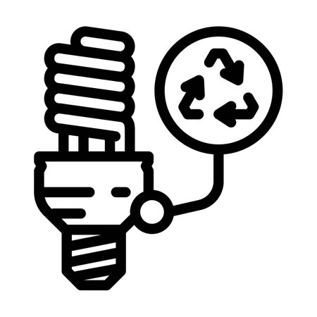environmentally friendly product line icon vector illustrationのイラスト素材