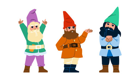 holiday gnome vectorのイラスト素材