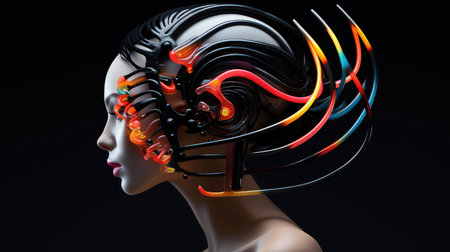 neural neuromorphic computer fashionの素材