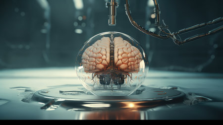 technology artificial brain implantの素材