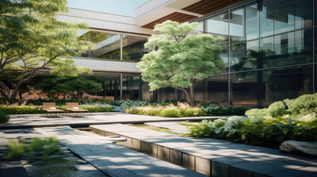 house business building nature backgroundの素材