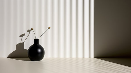 abstract interior product shadow backgroundの素材