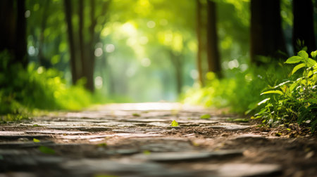 nature blur soft outdoor backgroundの素材