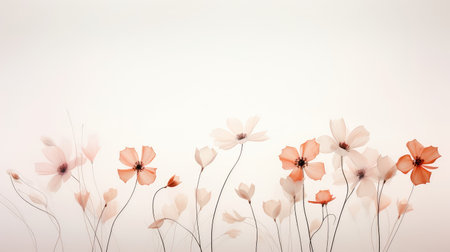 nature design flower background minimalistの素材