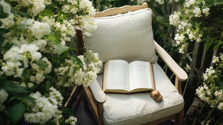 book nature spring vintage top viewの素材