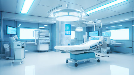 abstract modern blue medical backgroundの素材
