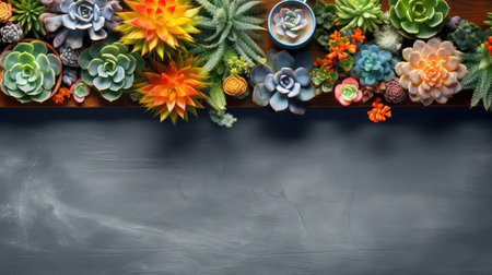 flower texture desk floral top viewの素材