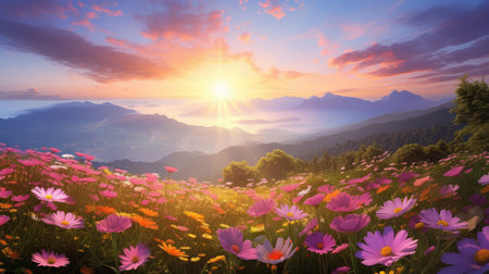 sun beauty beautiful light landscapeの素材