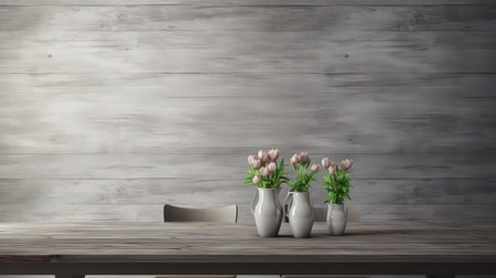 home bright grey wooden backgroundの素材